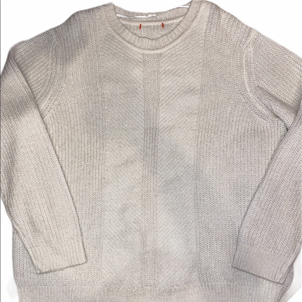 Oversized knit sweater